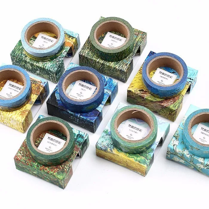 1PCS New 15mm*7m Creative Washi Tapes DIY Van Gogh Painting Paper Masking Tape Decorative Adhesive Tapes Scrapbooking Stickers
1PCS New 15mm*7m Creative Washi Tapes DIY Van Gogh Painting Paper Masking Tape Decorative Adhesive Tapes Scrapbooking Stickers