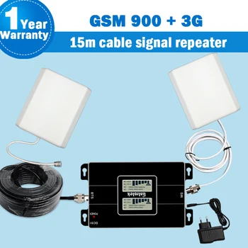Lintratek 2G 900MHz 2100MHz(Band 1) 3G Dual Band Signal Booster Amplifier 3G Repeater WCDMA 65dB Mobile Cellular Repetidor S37
Lintratek 2G 900MHz 2100MHz(Band 1) 3G Dual Band Signal Booster Amplifier 3G Repeater WCDMA 65dB Mobile Cellular Repetidor S37