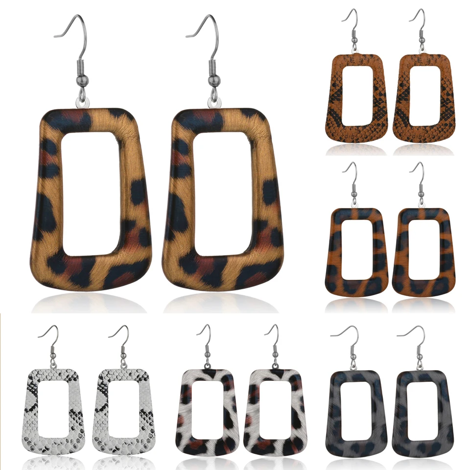 Punk Leopard Drop Earrings Geometric Square Dangle Earrings For Women Girl Leopard Earrings Ethnic Maxi Jewelry Oorbellen Brinco
Punk Leopard Drop Earrings Geometric Square Dangle Earrings For Women Girl Leopard Earrings Ethnic Maxi Jewelry Oorbellen Brinco