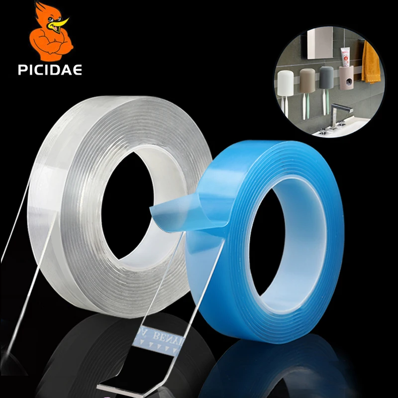 Nano Double-sided Tape Magic Reuse No Stain Strongly Sticky Transparent Washed Monkey Grip Mobile Storage Adsorption Fixed Wall
Nano Double-sided Tape Magic Reuse No Stain Strongly Sticky Transparent Washed Monkey Grip Mobile Storage Adsorption Fixed Wall