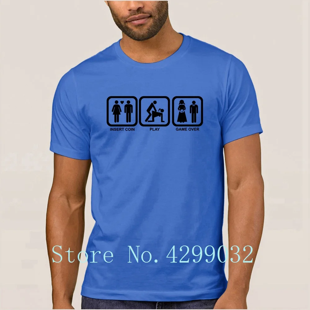 Insert Coin, Play, Game Over. T-Shirt men Man Round Collar Custom Casual T-Shirt Summer Camiseta Shirt 100% Cotton Funky Hip Hop
Insert Coin, Play, Game Over. T-Shirt men Man Round Collar Custom Casual T-Shirt Summer Camiseta Shirt 100% Cotton Funky Hip Hop