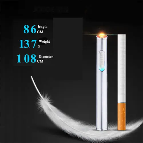 Mettle 1 шт. новый стиль мини тонкий Электрический USB сигарет прикуривателя