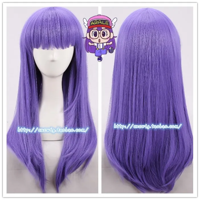 Tokyo Anime Dr. Slump Arale cosplay wig Arale Role Play purple straight hair wig costumes
Tokyo Anime Dr. Slump Arale cosplay wig Arale Role Play purple straight hair wig costumes