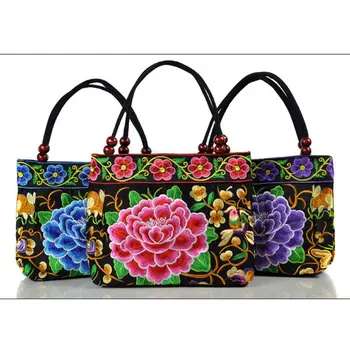 Ethnic Style Shoulder Bag Embroided Handbag Vintage Printed Handle Bag Female Cnavas Rucksack
Ethnic Style Shoulder Bag Embroided Handbag Vintage Printed Handle Bag Female Cnavas Rucksack