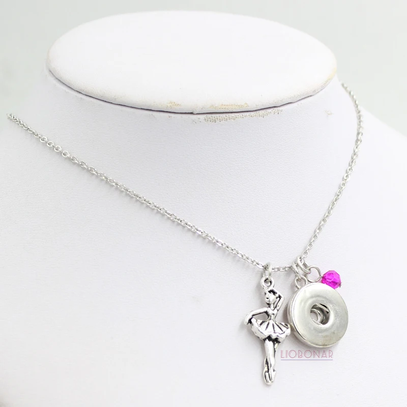 1PC NEW Personalized Birthstone Necklace Gift Dance Ballet Ballerina Snap Necklace Fit 18mm Button Jewelry Gift Bijoux
1PC NEW Personalized Birthstone Necklace Gift Dance Ballet Ballerina Snap Necklace Fit 18mm Button Jewelry Gift Bijoux