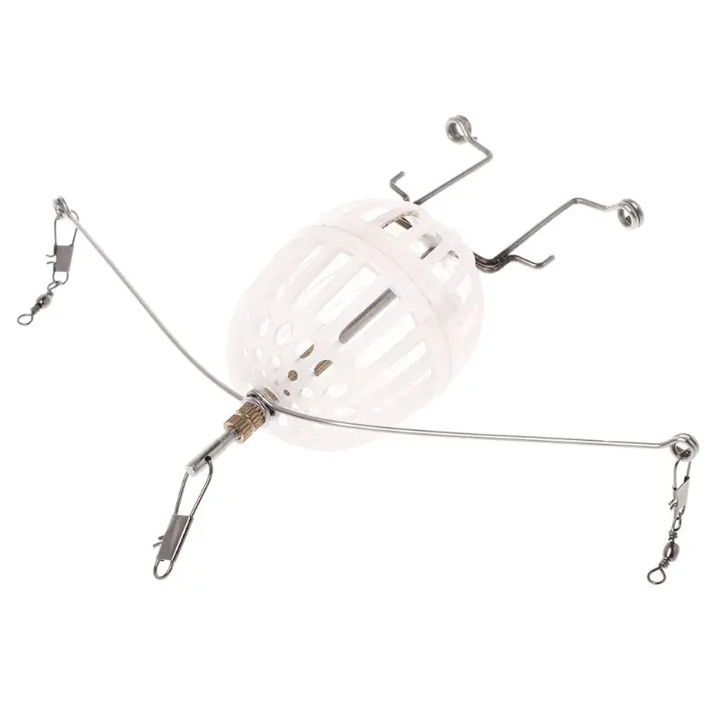 

Fishing Alarm Automatic Launcher Spring Up Bait Lure Cage Multi Functional Lazy Pitcher Trap Feeder Tackle Accessories