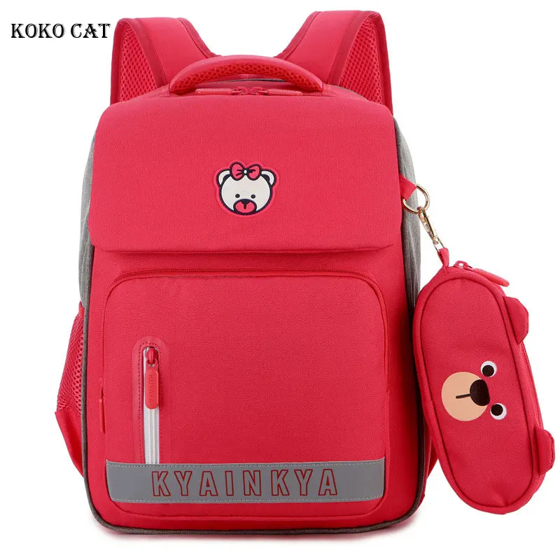 Orthopedic Satchel for Girls Solid Primary School Bags Children Lightweight Large Capacity Bookbags Escolar Mochila Infantil
Orthopedic Satchel for Girls Solid Primary School Bags Children Lightweight Large Capacity Bookbags Escolar Mochila Infantil