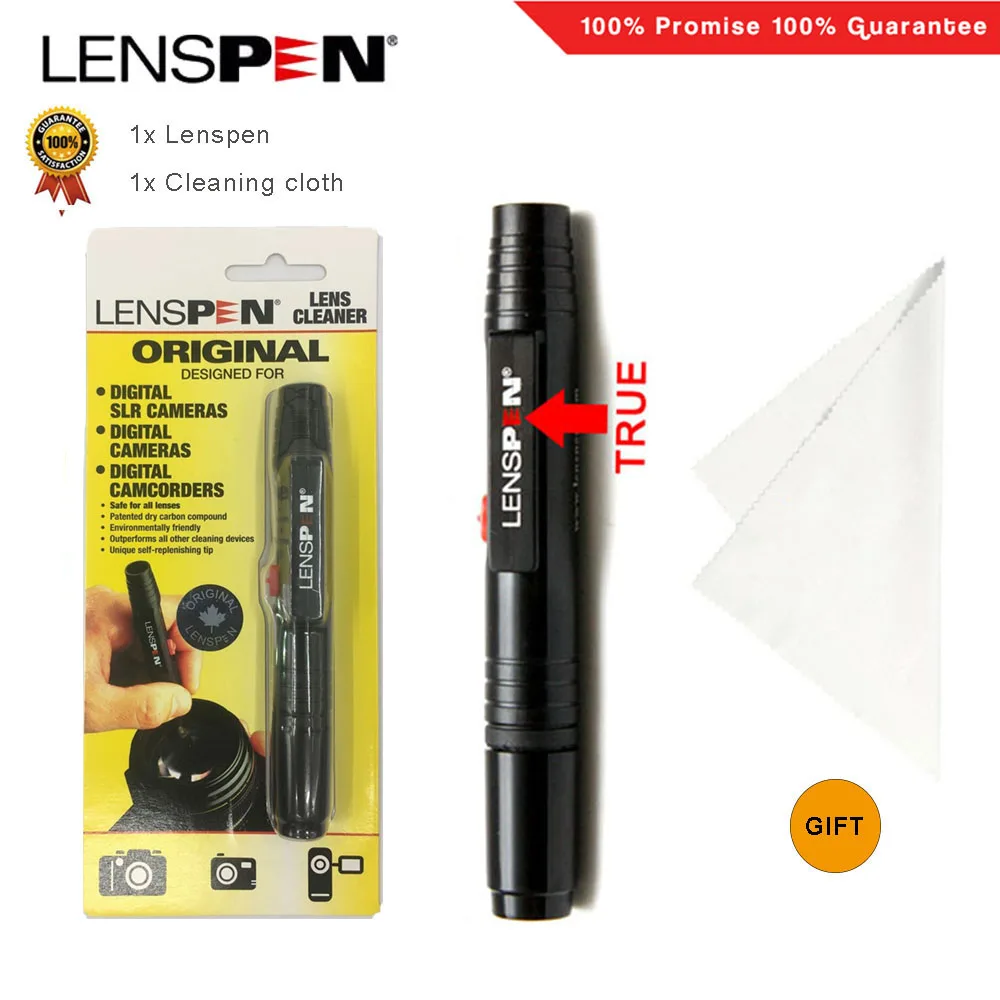 LENSPEN 100% Original Genuine Brand LP-1 Camera Cleaning Lens Pen Dust Cleaner Cloth for Nikon Canon Sony Olympus Digital camera
LENSPEN 100% Original Genuine Brand LP-1 Camera Cleaning Lens Pen Dust Cleaner Cloth for Nikon Canon Sony Olympus Digital camera