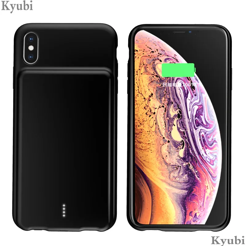 5000mah high capacity battery charger case for iphone xs max external portable wireless charging cover for iphone xr luxury
5000mah high capacity battery charger case for iphone xs max external portable wireless charging cover for iphone xr luxury