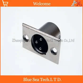 10 PCS Good silvery Metal Audio MIC Connector XLR 3 Pin male Mount type socket,J3F XLR Audio panel plug
10 PCS Good silvery Metal Audio MIC Connector XLR 3 Pin male Mount type socket,J3F XLR Audio panel plug
