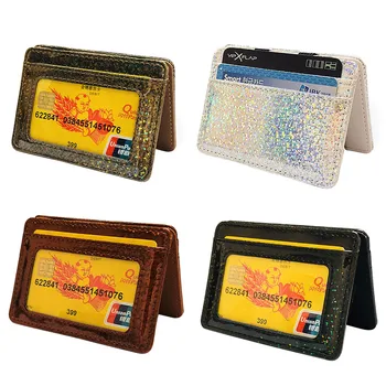 Men's and women's short laser bright color colorful fashion multi-card card holder wallet card package card sets T709
Men's and women's short laser bright color colorful fashion multi-card card holder wallet card package card sets T709