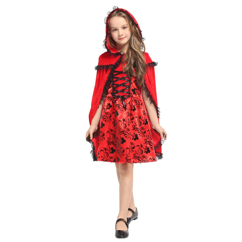 HUIHONSHE New Christmas Carnival Red Dress Halloween Costume For Kids Princess Little Red Riding Hood Cape Cosplay Child Girls
HUIHONSHE New Christmas Carnival Red Dress Halloween Costume For Kids Princess Little Red Riding Hood Cape Cosplay Child Girls