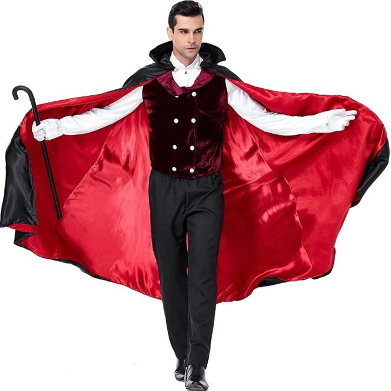 Deluxe Men's Vampire Count Costume Halloween Carnival Adult Performance Party Cosplay Clothing
Deluxe Men's Vampire Count Costume Halloween Carnival Adult Performance Party Cosplay Clothing