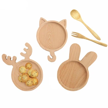 Creative Christmas Wood Dish Plate Wooden Earing Utensils With Spoon And Fork Dinner Plates For Kids Wooden Children Tableware
Creative Christmas Wood Dish Plate Wooden Earing Utensils With Spoon And Fork Dinner Plates For Kids Wooden Children Tableware