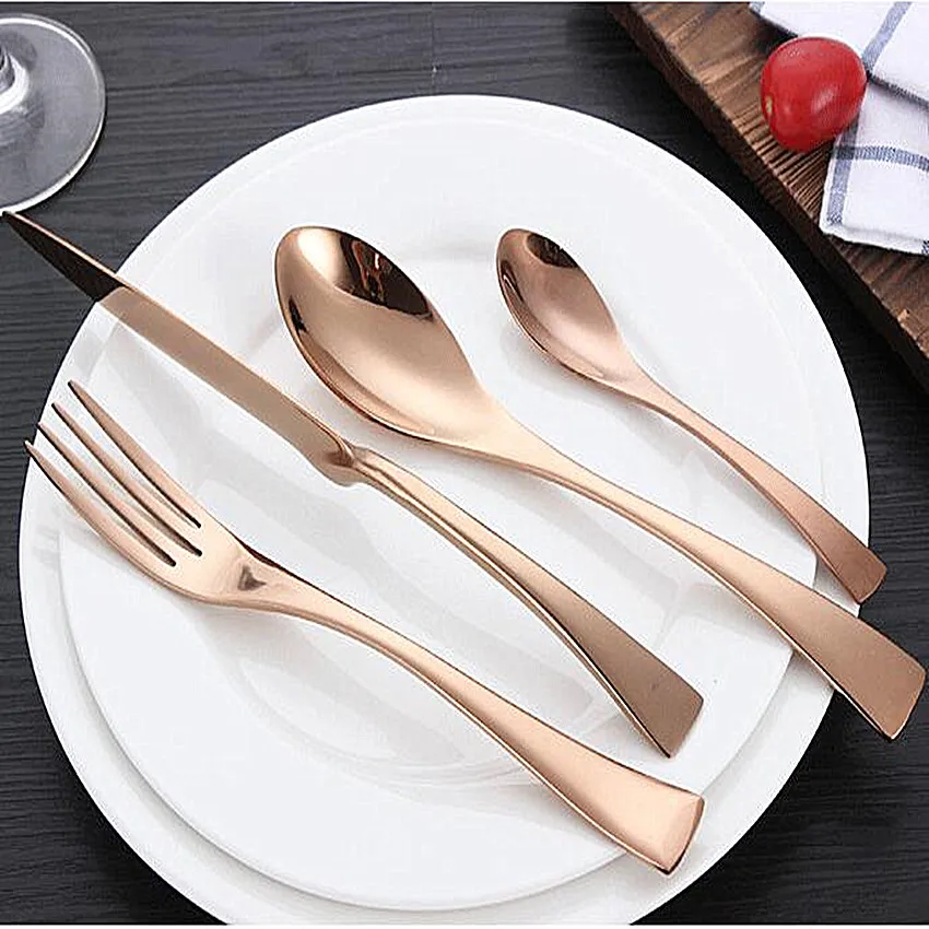 High Grade Cutlery set Rose Gold /Black Stainless Steel Food Dinnerware Kitchen Dining Utensil kitchen dining & bar
High Grade Cutlery set Rose Gold /Black Stainless Steel Food Dinnerware Kitchen Dining Utensil kitchen dining & bar