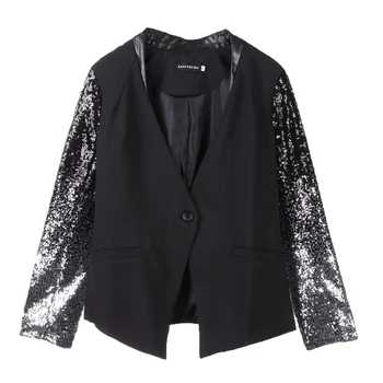 Woman Autumn Jackets Office Lady OL Slim Long Sleeve Jacket Sequined Sequins Tops Short Cardigan Outwear Coat
Woman Autumn Jackets Office Lady OL Slim Long Sleeve Jacket Sequined Sequins Tops Short Cardigan Outwear Coat