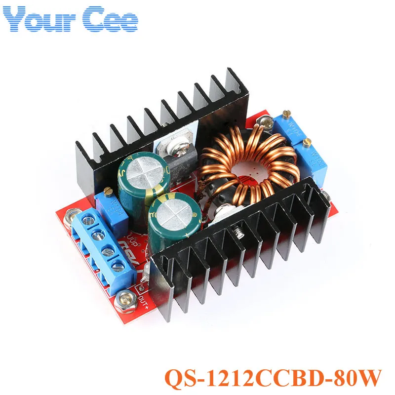 DC-DC Buck Boost Converter 9-35 to 1-35V 80W DC Step Down Step Up Buck Booster DC Adapter Module Adjustable Voltage Regulator
DC-DC Buck Boost Converter 9-35 to 1-35V 80W DC Step Down Step Up Buck Booster DC Adapter Module Adjustable Voltage Regulator