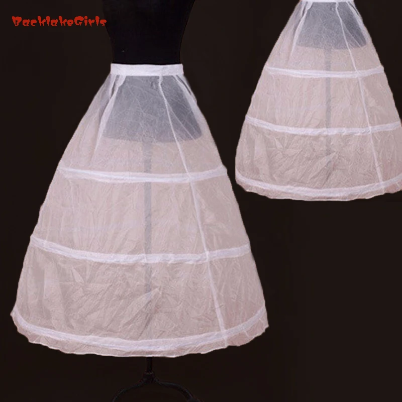 Elastic Waist 3-Hoops Ball Wedding Dress Petticoat White Cheap bride petticoat 2018
Elastic Waist 3-Hoops Ball Wedding Dress Petticoat White Cheap bride petticoat 2018