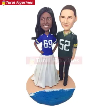 Football Fully Customer Personalized Bobble Head Clay Figurines Based on Customers' Photos Using As Wedding or Birthday Cake Top
Football Fully Customer Personalized Bobble Head Clay Figurines Based on Customers' Photos Using As Wedding or Birthday Cake Top