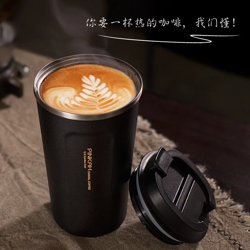 304 Stainless steel Eco-friendly Travel Portable Mug Coffee milk Thermos cup Business style Creative Gifts mug Vaccum Flasks
304 Stainless steel Eco-friendly Travel Portable Mug Coffee milk Thermos cup Business style Creative Gifts mug Vaccum Flasks
