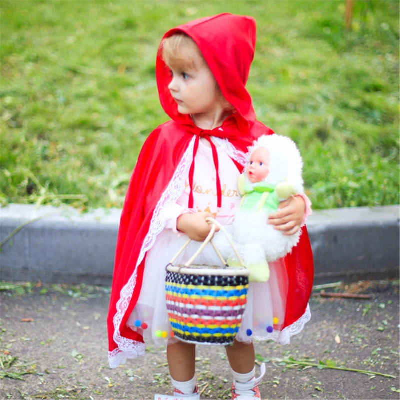 Carnival Little Red Riding Hood Costume Girls Anime Cosplay Baby Girl Lace Cape Kids PartyFancy Dress Halloween Clothes Children
Carnival Little Red Riding Hood Costume Girls Anime Cosplay Baby Girl Lace Cape Kids PartyFancy Dress Halloween Clothes Children