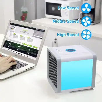 Comlife Mini Portable Evaporative Air Cooler,3 Speeds Air Cooler, 7 Color LED Light Humidifier Purifier, Desktop Air Conditioner
Comlife Mini Portable Evaporative Air Cooler,3 Speeds Air Cooler, 7 Color LED Light Humidifier Purifier, Desktop Air Conditioner