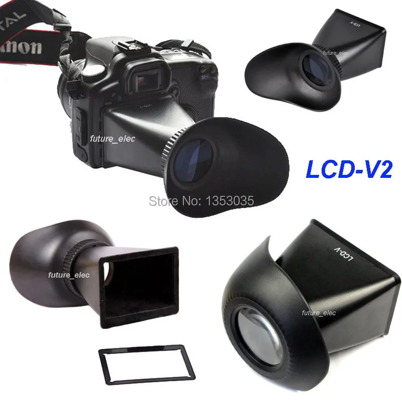 Viewfinder LCD-V2 2.8x Magnifier LCD V2 Extender Eye Cup Eyecup 3" for Canon EOS 550D Rebel T2i 5D III 5DIII 5D3 SLR DSLR Camera
Viewfinder LCD-V2 2.8x Magnifier LCD V2 Extender Eye Cup Eyecup 3" for Canon EOS 550D Rebel T2i 5D III 5DIII 5D3 SLR DSLR Camera