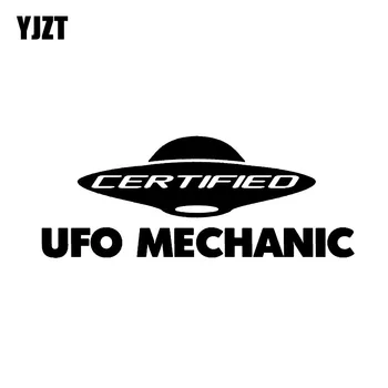 YJZT 14.5CM*5.7CM Vinyl Decal "Certified UFO Mechanic" Car Sticker Black/Silver C3-0503
YJZT 14.5CM*5.7CM Vinyl Decal "Certified UFO Mechanic" Car Sticker Black/Silver C3-0503