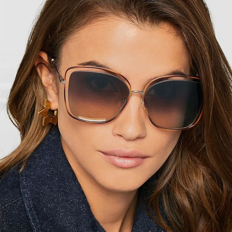 Ladies Cat Eye Sunglasses Women Trend Alloy Frame Butterfly Brand Sun Glasses For Female High quality mirror brown glasses 2019
Ladies Cat Eye Sunglasses Women Trend Alloy Frame Butterfly Brand Sun Glasses For Female High quality mirror brown glasses 2019