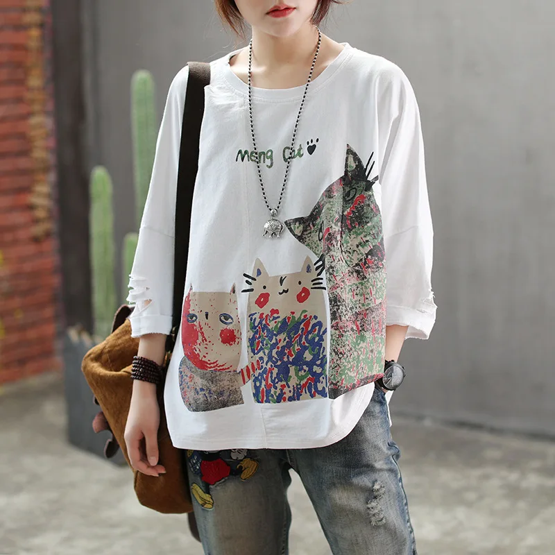 Chinese Fashion Clothes Woman Blouse 2019 Spring Summer Vogue Shirt Cat Mom Destroyed Women Chinese Style Clothing Women TA1401
Chinese Fashion Clothes Woman Blouse 2019 Spring Summer Vogue Shirt Cat Mom Destroyed Women Chinese Style Clothing Women TA1401