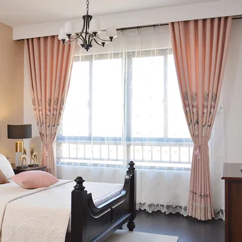 Half Shading Nordic Style Curtains Embroidered Floral Curtains Cloth For living Room Bedroom Window Tulle Drapes Decoration
Half Shading Nordic Style Curtains Embroidered Floral Curtains Cloth For living Room Bedroom Window Tulle Drapes Decoration