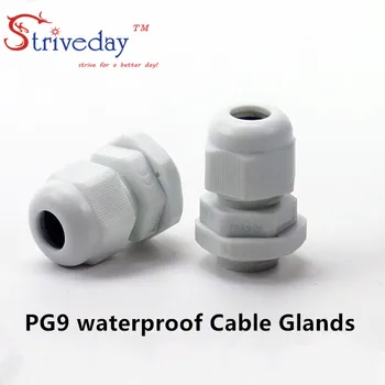 50pcs/lot White/Black PG9 Nylon cable gland Wiring Accessories LED cable connector waterproof
50pcs/lot White/Black PG9 Nylon cable gland Wiring Accessories LED cable connector waterproof