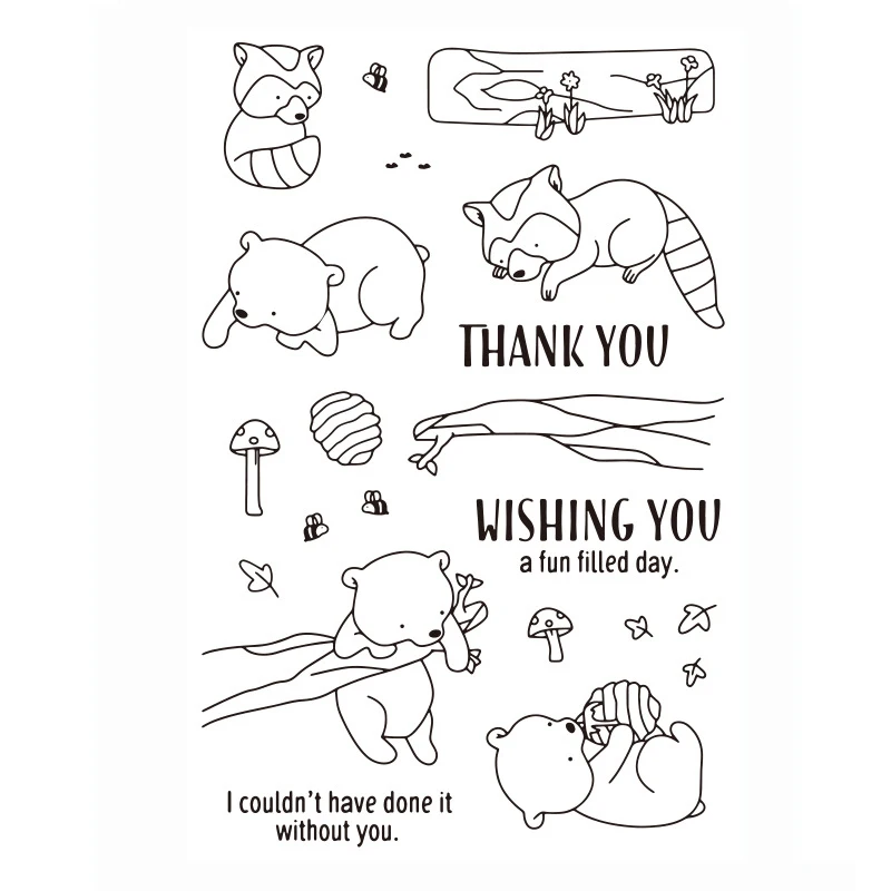 Bear Transparent Clear Silicone Stamp/Seal for DIY scrapbooking/photo album Decorative clear stamp
Bear Transparent Clear Silicone Stamp/Seal for DIY scrapbooking/photo album Decorative clear stamp