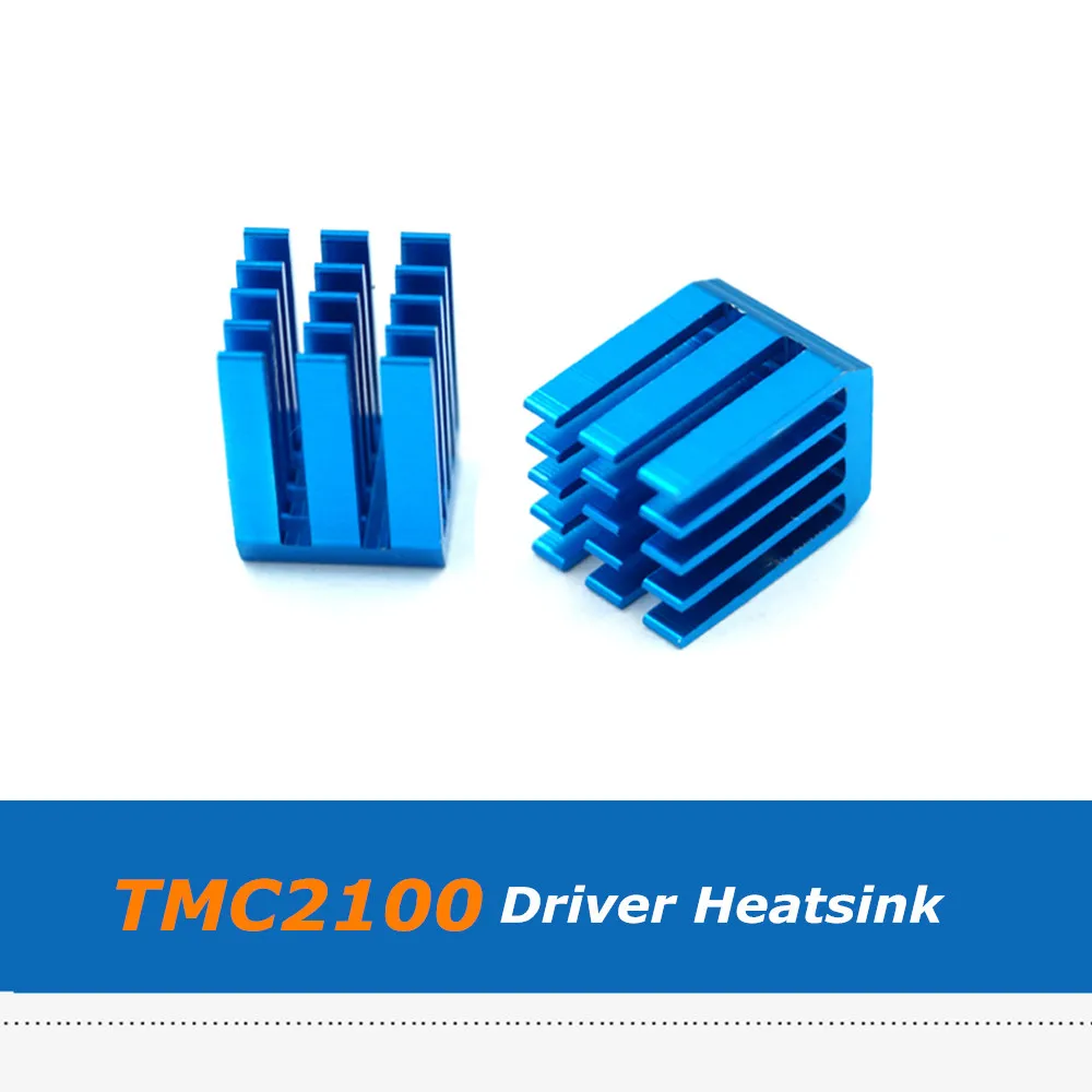 3D Printer Accessories 20pcs/lot Blue Cooler Block Heatsink For TMC2100 TMC2130 Stepper Motor Driver Module
3D Printer Accessories 20pcs/lot Blue Cooler Block Heatsink For TMC2100 TMC2130 Stepper Motor Driver Module