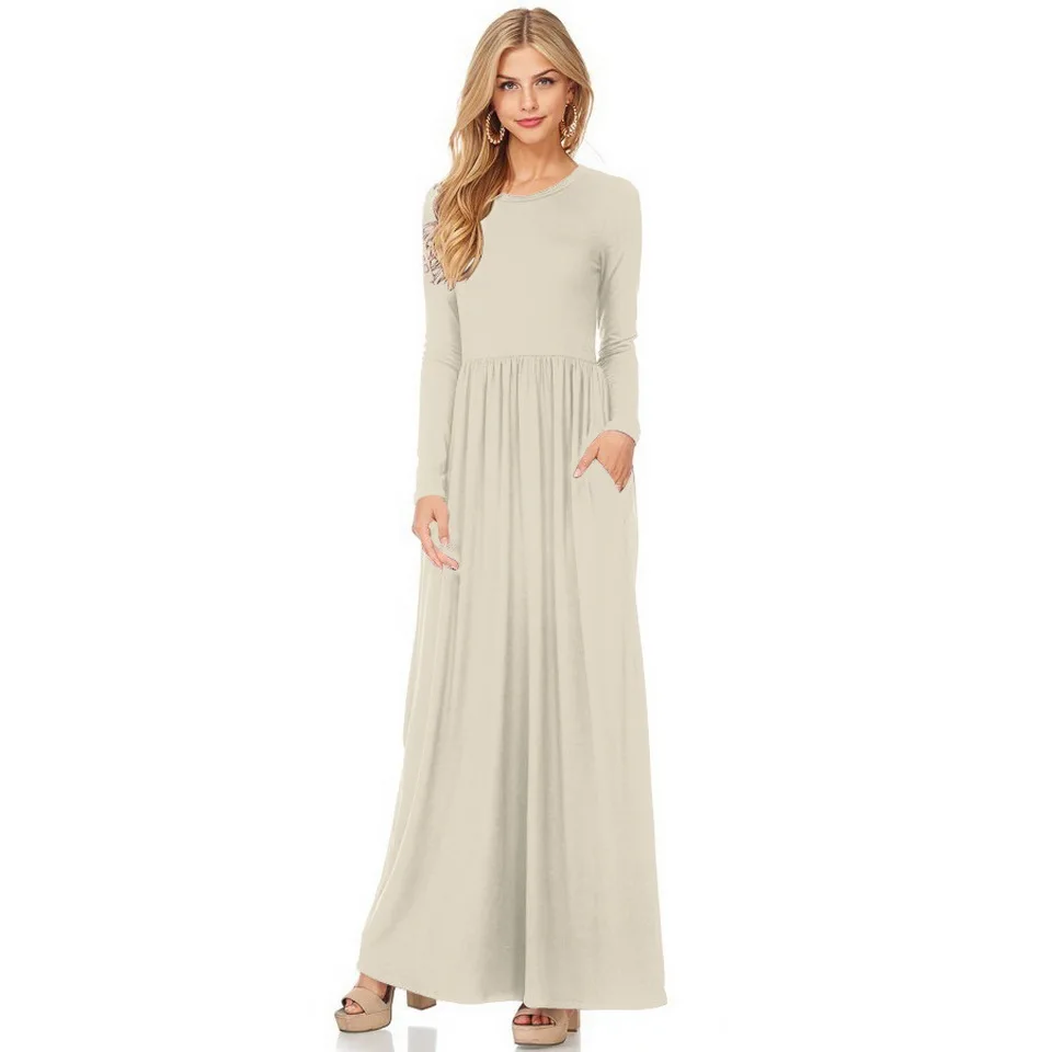 Hiver Veekle Bohème Élégant Automne Acheter Maxi Femmes Robe O08nwPk