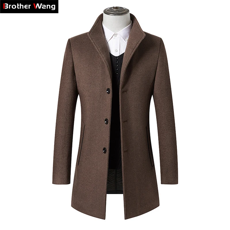 Men Clothes 2019 Autumn Winter New Long Wool Jacket Male Fashion Casual Thicken Slim Fit Mens Coat Brand Clothing
Men Clothes 2019 Autumn Winter New Long Wool Jacket Male Fashion Casual Thicken Slim Fit Mens Coat Brand Clothing