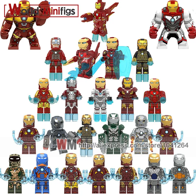 Single Super Heroes Building Blocks Iron Man Mark9 Mark10 Mark11 Mark12 Mark13 Mark85 Mark50 Dolls Toys For Children
Single Super Heroes Building Blocks Iron Man Mark9 Mark10 Mark11 Mark12 Mark13 Mark85 Mark50 Dolls Toys For Children