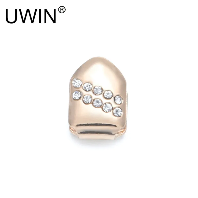 UWIN New Rose Color Hip Hop Single Tooth Grilz Cap Top & Bottom GRILL for Halloween Christmas Party Jewelry
UWIN New Rose Color Hip Hop Single Tooth Grilz Cap Top & Bottom GRILL for Halloween Christmas Party Jewelry