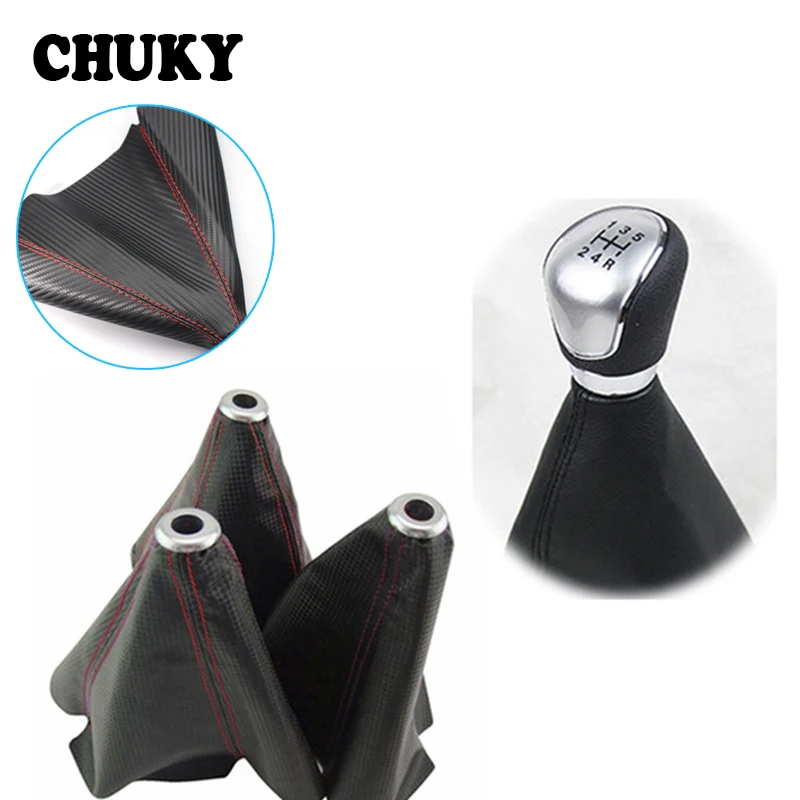 CHUKY Gear Lever Dust-proof Cover Carbon Fiber Leather For Acura Chevrolet Cruze Aveo Seat Leon Mazda 3 6 CX-5 Mitsubishi Suzuki
CHUKY Gear Lever Dust-proof Cover Carbon Fiber Leather For Acura Chevrolet Cruze Aveo Seat Leon Mazda 3 6 CX-5 Mitsubishi Suzuki