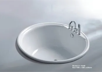1.38m diameter built-in bathtub design 0262-LU7032