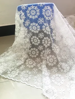 5yards/lot Beautifical White African Lace Fabrics Latest Bridal Organza Net Lace Fabric for Wedding Quality French Lace Fabric
5yards/lot Beautifical White African Lace Fabrics Latest Bridal Organza Net Lace Fabric for Wedding Quality French Lace Fabric