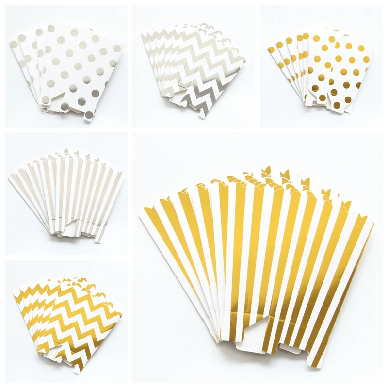 6/12pcs Gold/Silver Stiff Paper Mini Party Popcorn Boxes Pop Corn Candy/ Sanck Favor Bags Wedding Birthday Movie Party Tableware
6/12pcs Gold/Silver Stiff Paper Mini Party Popcorn Boxes Pop Corn Candy/ Sanck Favor Bags Wedding Birthday Movie Party Tableware