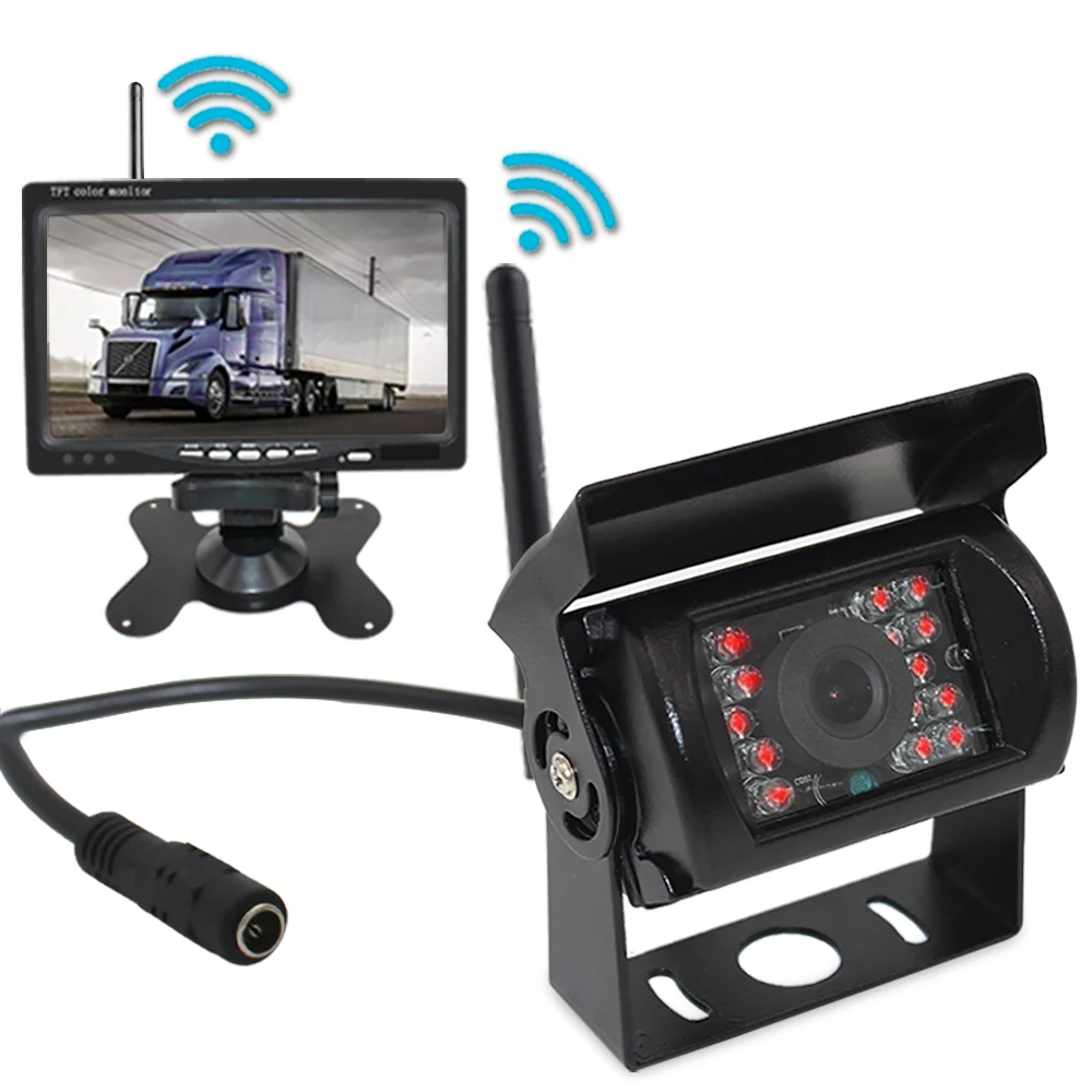 Car Truck WIFI Wireless Backup Camera 7 Inch Digital Monitor Screen wth Rearview Camera Parking Reverse Camera for RV Truck
Car Truck WIFI Wireless Backup Camera 7 Inch Digital Monitor Screen wth Rearview Camera Parking Reverse Camera for RV Truck