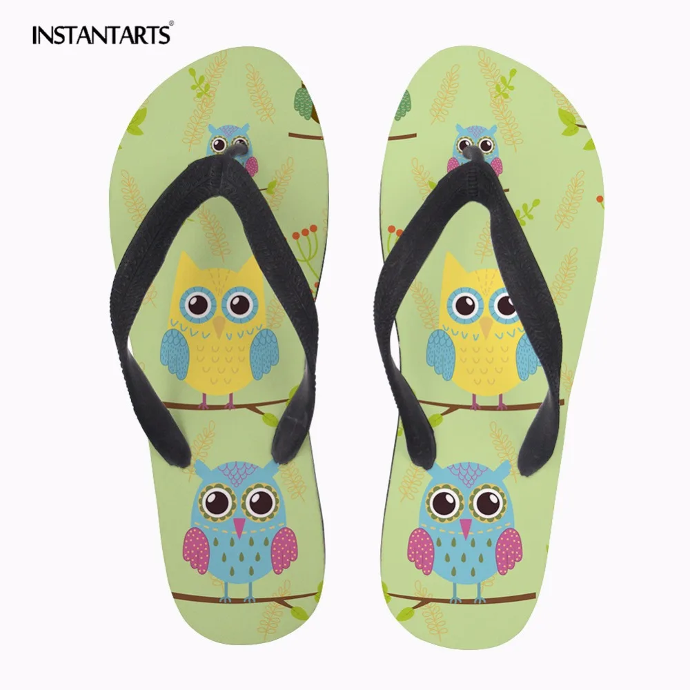 INSTANTARTS Cute Owl Women Casual Summer Flip Flops Youth Girl Home Outside Casual Beach Slippers Animal Pattern Lady Flats Shoe
INSTANTARTS Cute Owl Women Casual Summer Flip Flops Youth Girl Home Outside Casual Beach Slippers Animal Pattern Lady Flats Shoe