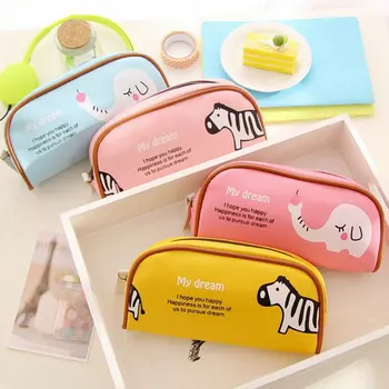 1x cartoon Animal Creative PU leather pencil bag kawaii Pencil case Pencil box papelaria kawaii stationery school supplies
1x cartoon Animal Creative PU leather pencil bag kawaii Pencil case Pencil box papelaria kawaii stationery school supplies