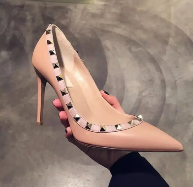 2019 New Arrival Designer women high heels party fashion rivets girls sexy pointed shoes Dance shoes wedding shoes 10cm pumps
2019 New Arrival Designer women high heels party fashion rivets girls sexy pointed shoes Dance shoes wedding shoes 10cm pumps