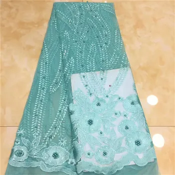 Nigerian French Lace Fabrics green sequins beads African Tulle Lace Fabric High Quality African Lace Wedding Fabric For Dress
Nigerian French Lace Fabrics green sequins beads African Tulle Lace Fabric High Quality African Lace Wedding Fabric For Dress