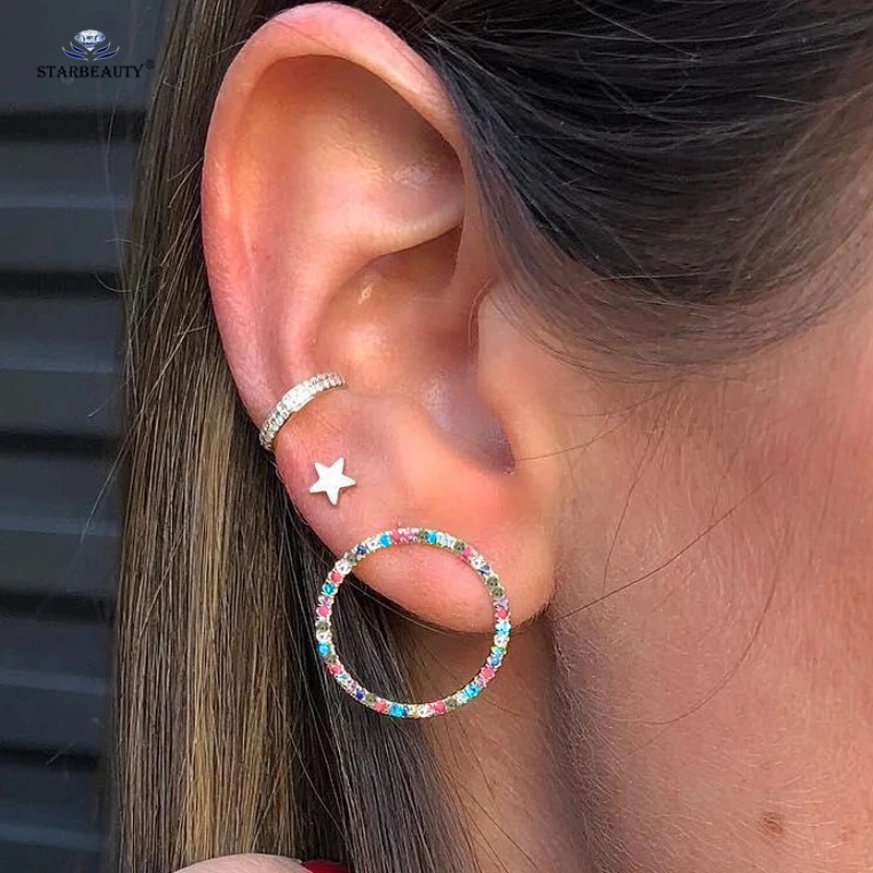 Starbeauty 3 pcs/lot Simple Rainbow Round Star Bijoux Helix Piercing Tragus Piercing Ear Fake Piercing Earrings Pircing Jewelry
Starbeauty 3 pcs/lot Simple Rainbow Round Star Bijoux Helix Piercing Tragus Piercing Ear Fake Piercing Earrings Pircing Jewelry