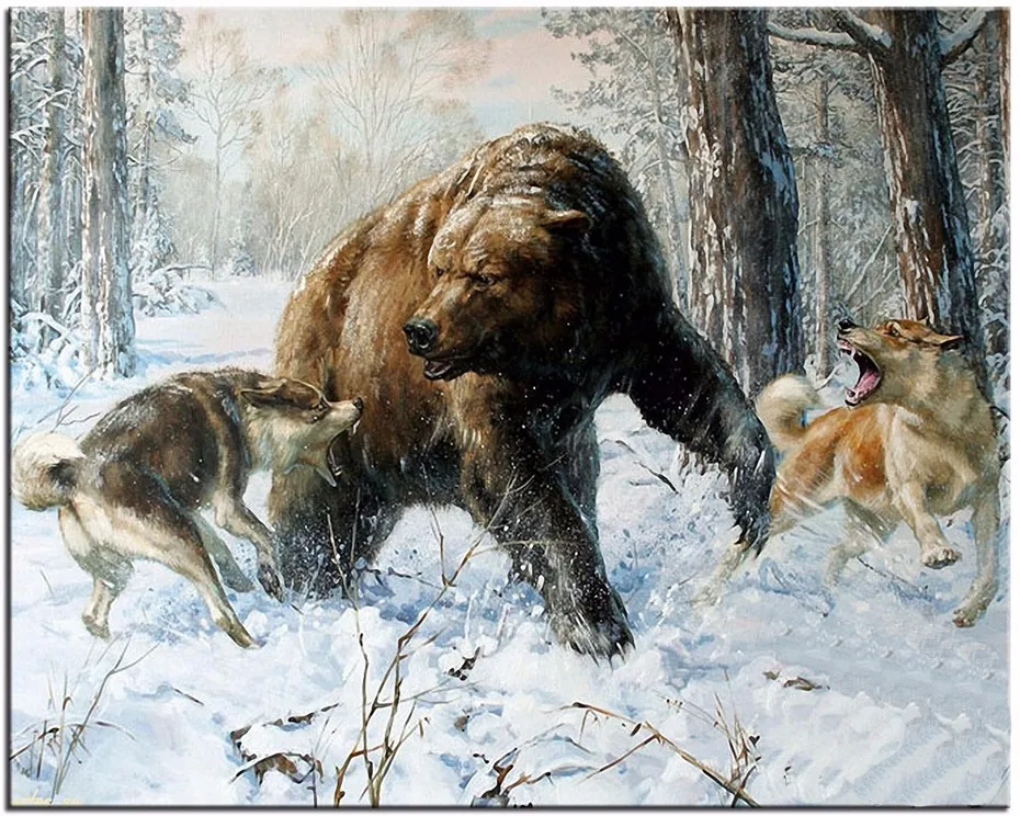 Diy Diamond Painting Animals 5D Diamond Embroidery Bear Hunting Decorative Pictures Of Rhinestones Hobbies And Crafts Home Decor
Diy Diamond Painting Animals 5D Diamond Embroidery Bear Hunting Decorative Pictures Of Rhinestones Hobbies And Crafts Home Decor