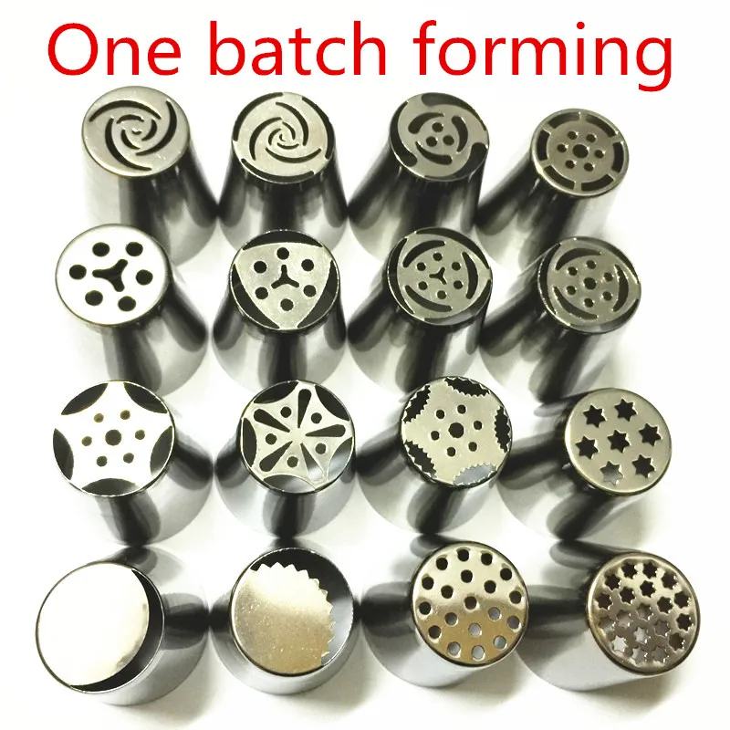 One batch forming Stainless Steel Russian Tulip Nozzle For Cake Cupcake Decorating Icing Piping Nozzles Rose Tips
One batch forming Stainless Steel Russian Tulip Nozzle For Cake Cupcake Decorating Icing Piping Nozzles Rose Tips